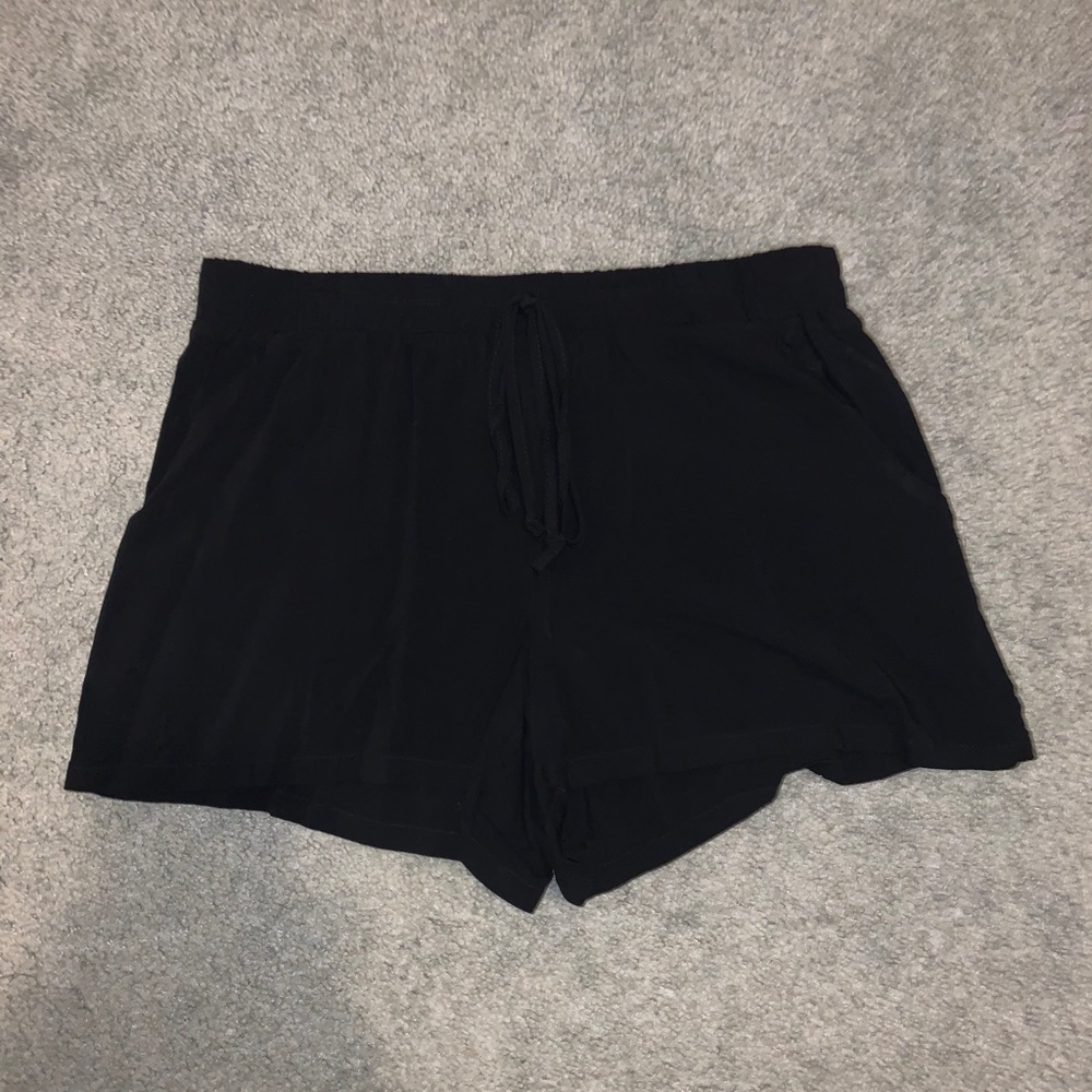 Flowy Black Shorts